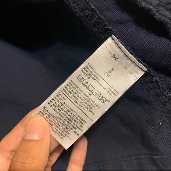 Old Navy Cargo Utility Navy Blue with Zip, Button & Drawstring Jacket. Size S - Picture 2 of 14